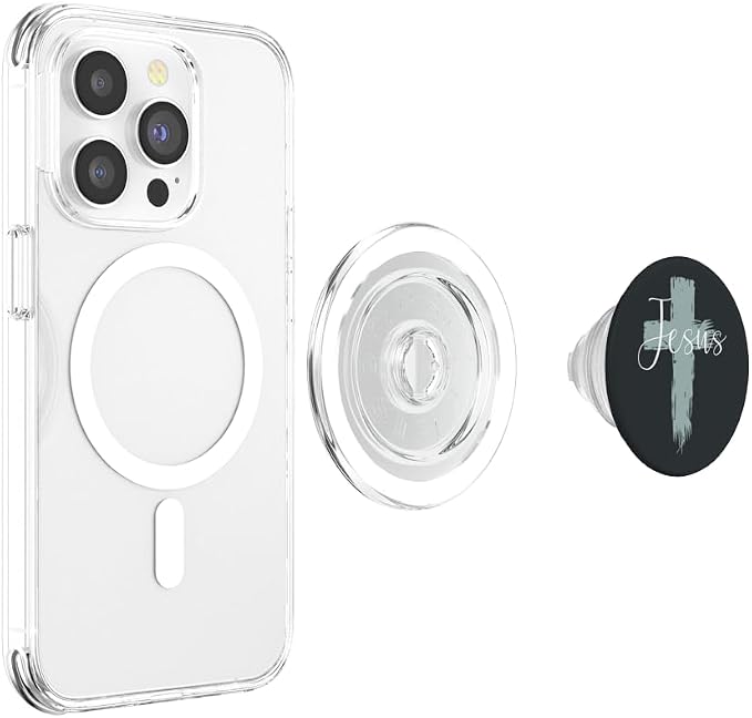 Jesus On Cross Paint Cool Religion God Faith Christian Gift PopSockets Adhesive PopGrip