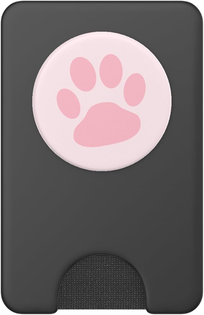 Pink Paw Print PopSockets Adhesive PopGrip