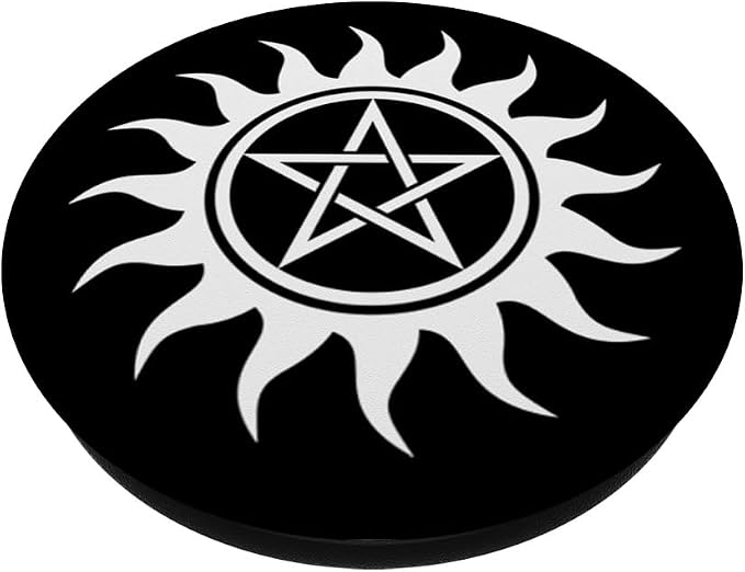 Anti Possession Pentagram Symbol PopSockets Adhesive PopGrip