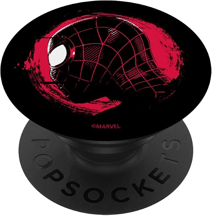 Marvel Spider-Man: Miles Morales Paint Profile Portrait PopSockets Standard PopGrip