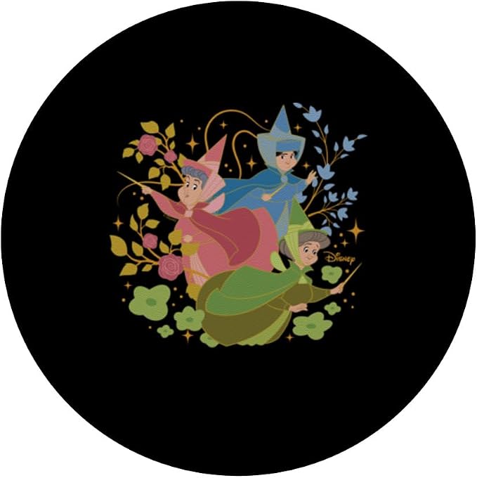Disney Princess - Sleeping Beauty Flora Fauna Merryweather PopSockets Adhesive PopGrip