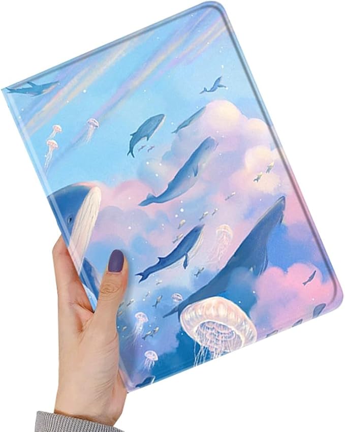 Flower Case for Xiaomi Redmi Pad 2 11 Case Flower Pattern Cute Floral Illustrated Printed Cover with Pencil HolderColor 5