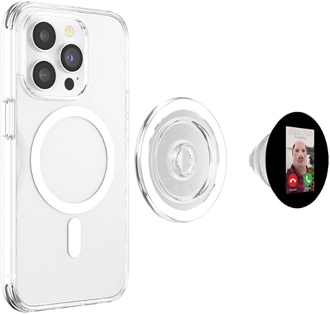 John Pork is Calling Funny Unhinged Brainrot Cursed Meme PopSockets Adhesive PopGrip
