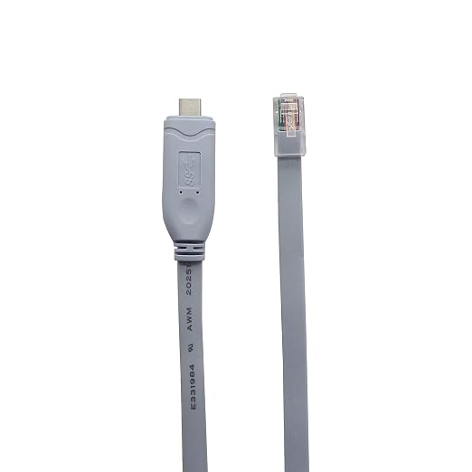 FTDI Chip Console Cable - USB Male to RJ45 Male 10FT (3m) for PCs Laptops Router and More