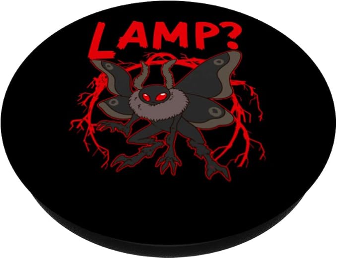 Mothman Cryptid Folklore Lamp? PopSockets Adhesive PopGrip