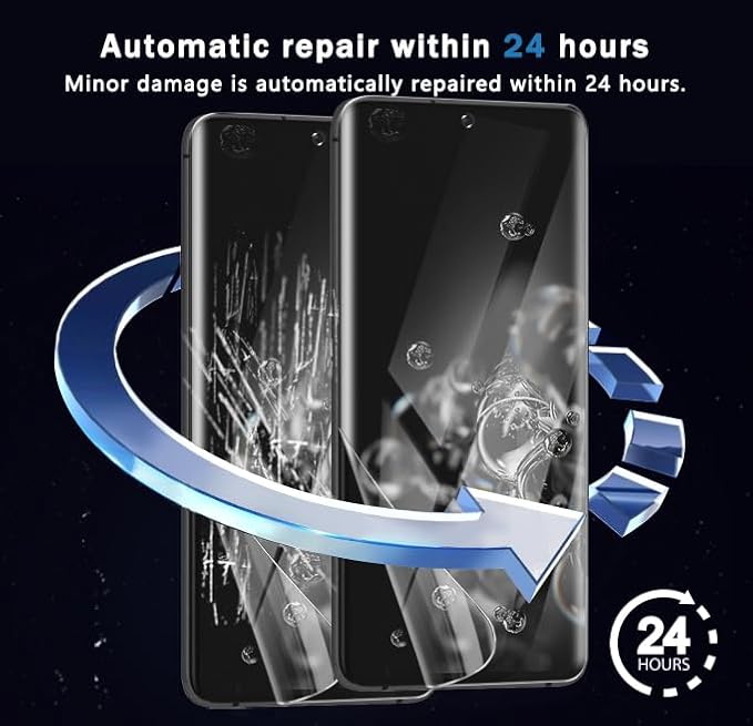 for iPhone 17 Pro Max Back Screen Protector Flexible Film Not Glass with Camera Lens Protector 2+2 Pack Self-Healing Anti Scratch HD Clear Soft TPU Protective Hydrogel Film