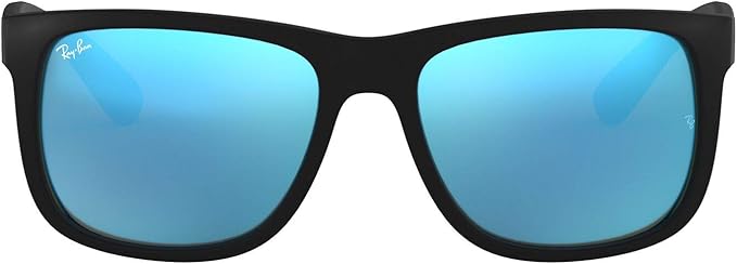 Ray-Ban unisex-adult Rb4165f Justin Low Bridge Fit Rectangular Sunglasses
