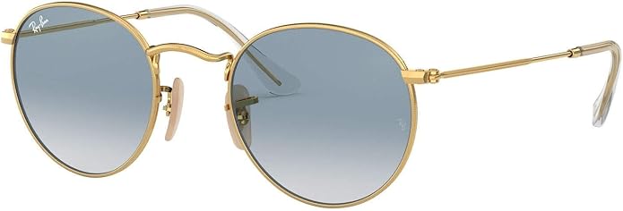 Ray-Ban Unisex Rb3447n Round Flat Lens Round Sunglasses
