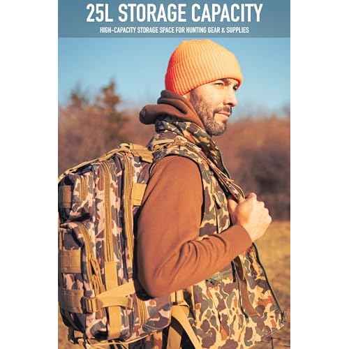Rothco X Bear Archery Fred Bear Camo Medium Transport Pack ? Hunting Backpack with 25L Storage Capacity Backpack
