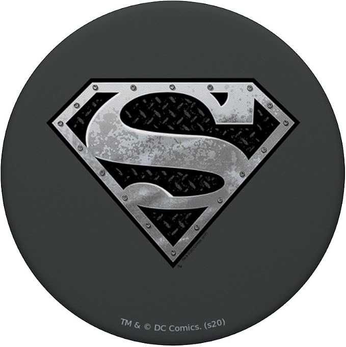 Superman Super Metallic Shield PopSockets Adhesive PopGrip