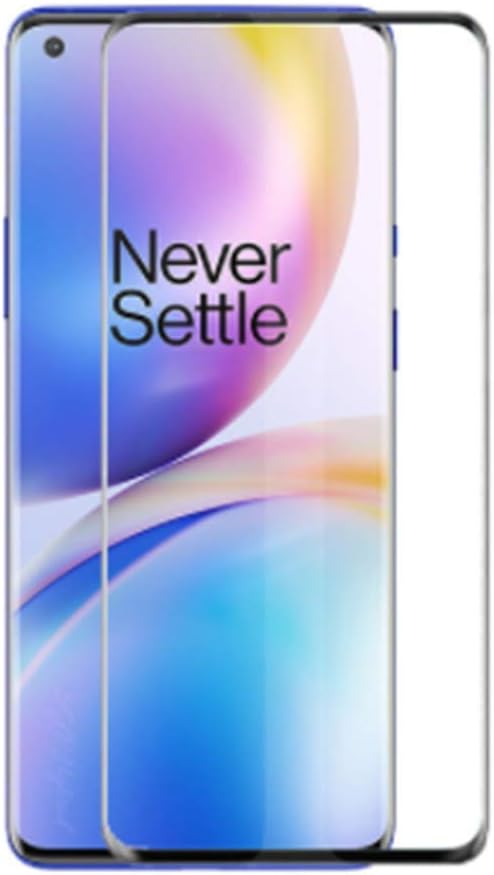 for OnePlus 8 Screen Protector Tempered Glass 3D Curved Full Coverage Scratch Resistant Clear Screen Protector for Oneplus 8 1+8 Phone (2pcs)