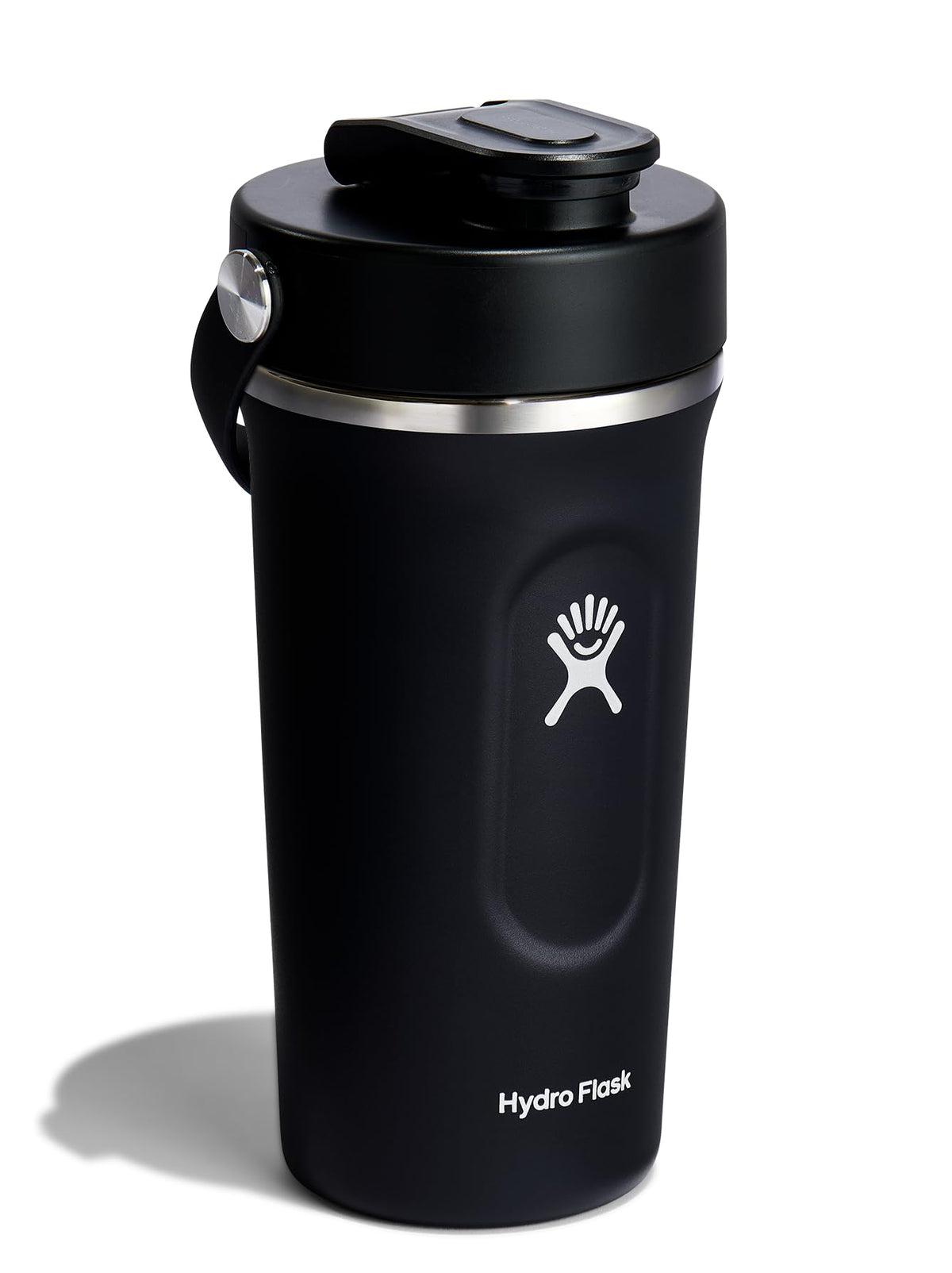 Hydro Flask Shaker Bottle – Insulated Stainless Steel Gym Bottle for Pre Workout & Protein 24 Oz Black