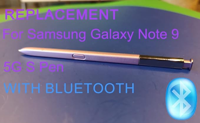 Note 9 S Pen Replacement Pen for Samsung Galaxy Note 9 Stylus(Black) | WithBluetoothGalaxy Note 9 S PenNote 9 Stylus PenNote 9 PenGalaxy Note 9 SPen4096 Levels Pressure