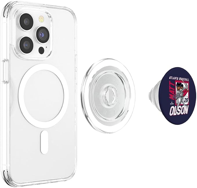 Matt Olson | Atlanta MLB Baseball Players| MLBMOL204M PopSockets PopGrip for MagSafe