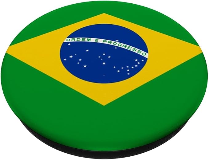 PopSockets World Cup Phone Grip – Brazil Flag PopSockets Adhesive PopGrip