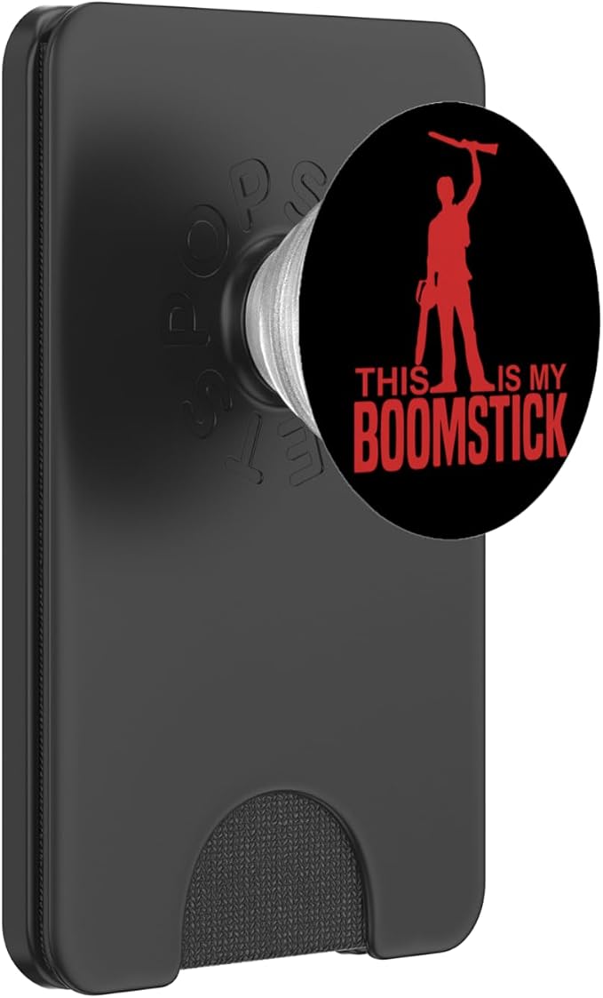 This Is My Boomstick Shotgun Chainsaw Dead Evil PopSockets Adhesive PopGrip