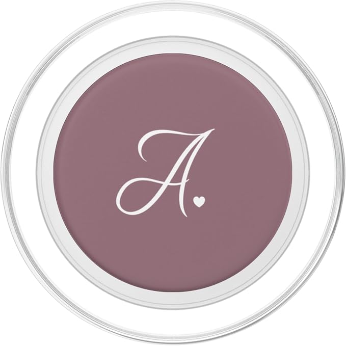 Mauve Cute Letter A Initial Heart Monogram PopSockets Adhesive PopGrip