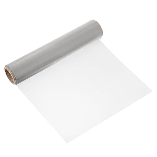 uxcell 80 Mesh 118" x 10" Woven Wire Mesh, 316 Stainless Steel Air Vent Filter