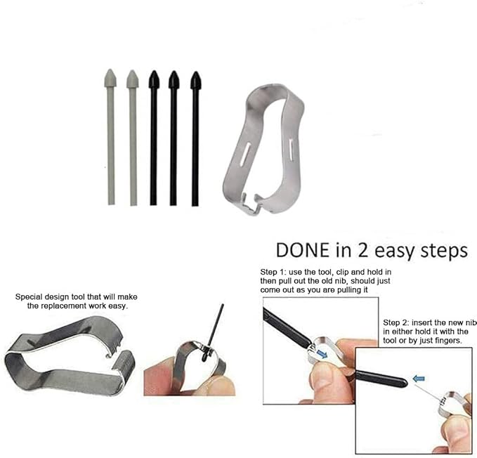 Galaxy S22 Ultra S Pen WithBluetooth Replacement for Samsung Galaxy S22 Ultra 5G Touch Stylus Pen S22 S Pen Replacement + Tips/Nibs (Black)