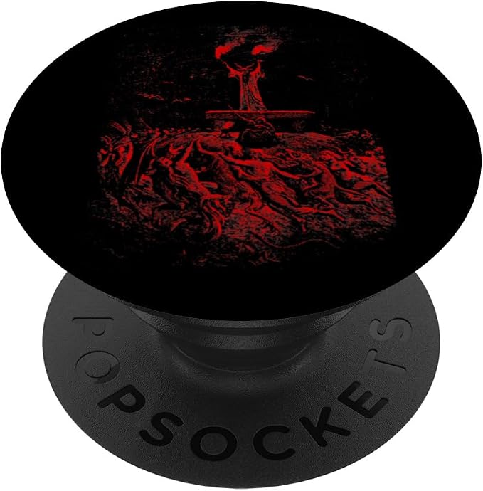 Gustave Dore Witches Dancing at a Sabbath Satan Black Metal PopSockets MagSafe PopGrip for iPhone