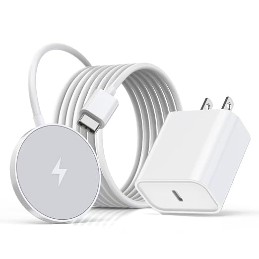 [Apple MFi Certified] iPhone 17 Magnetic Charger6FT USB C i Phone 17 Wireless Charging Pad &amp Fast PD USB C Charging BlockFast iPhone Mag-Safe Charger for iPhone 17/16 Pro/Pro Max/15/14/13/12 Ser