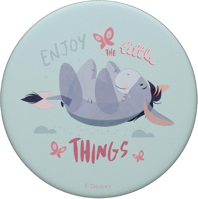 Disney Winnie The Pooh Eeyore Enjoy The Little Things PopSockets Adhesive PopGrip
