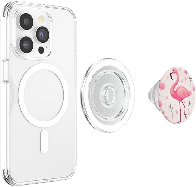 Pink Flamingo PopSockets Standard PopGrip