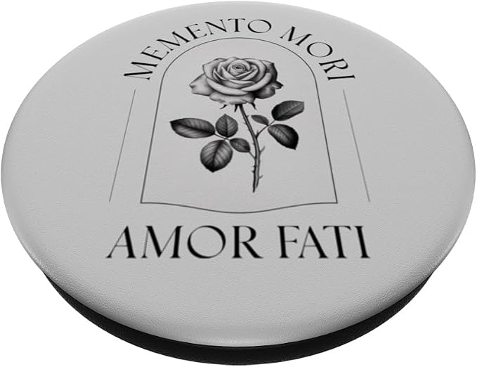 Memento Mori Amor Fati | Stoic Philosophy &amp Latin Language PopSockets PopWallet for MagSafe