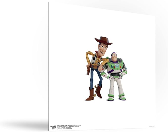 Trends International Gallery Pops Disney Pixar Toy Story 4 - Buzz and Woody Wall Art Wall Poster, 12.00" x 12.00", Unframed Version