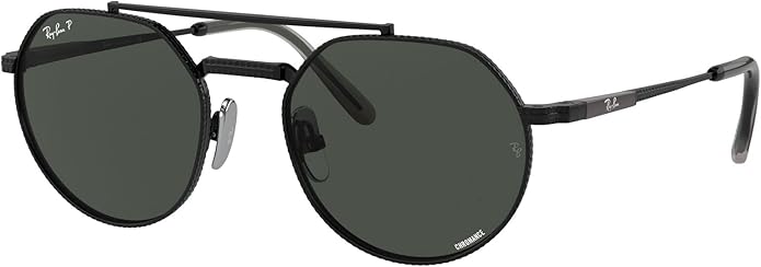 Ray-Ban Unisex Rb8265 Jack II Titanium Round Sunglasses