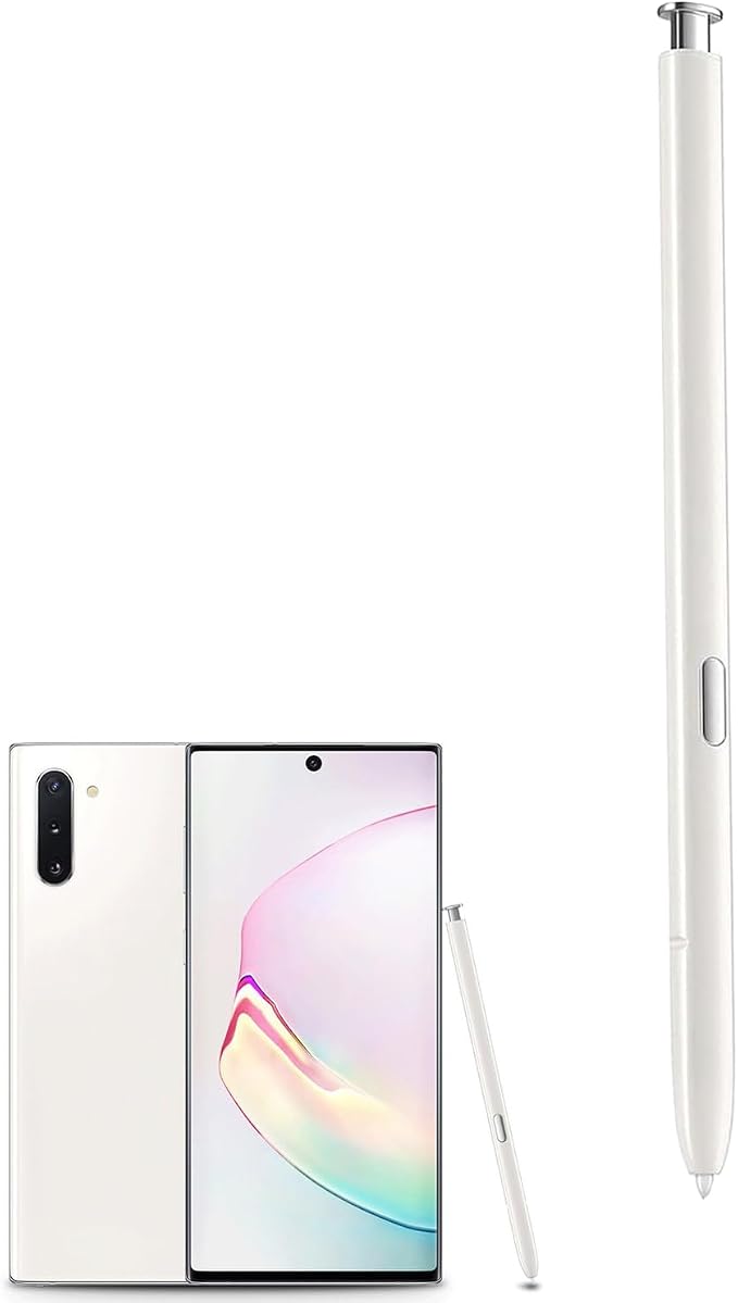 Galaxy Note 10 S Pen Replacement for Samsung Galaxy Note 10 Touch S Pen Galaxy Note 10 Stylus Pen for Samsung Galaxy Note 10+ Stylus Pen (WithBluetooth White)