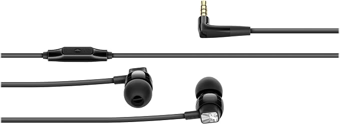 Sennheiser CX 300S in Ear Headphone with One-Button Smart Remote - Black