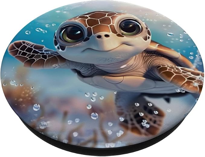 Baby Sea Turtle PopSockets PopGrip for MagSafe