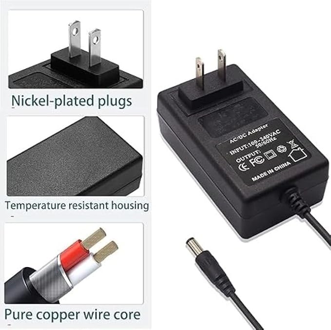 AC Adapter Wall Charger for Shark IZ662H IZ640H XCHRGIZ600 DK024-288080H-U