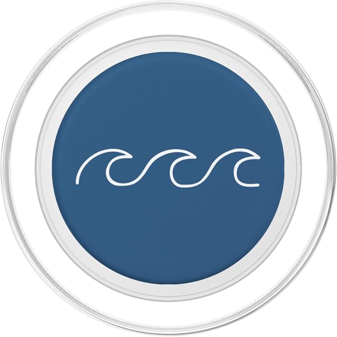 Cute Minimalist Ocean Sage-Blue Great-Waves Aesthetic Gift PopSockets Adhesive PopGrip