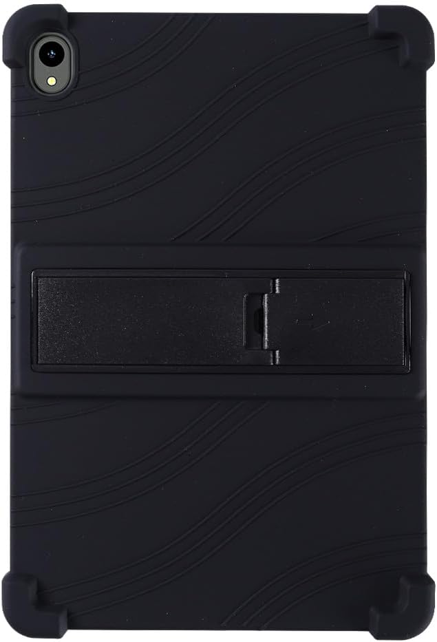 case for Onn 12.1 Inch Pro Tablet 2024 Model - Lightweight Slim Flexible Soft Silicone Stand Case Friendly Cover (Black)