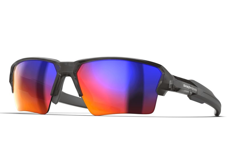 Shady Rays Talon - Mirage Smoke/Blue Red Mirage Mirror Lens, Standard Fit
