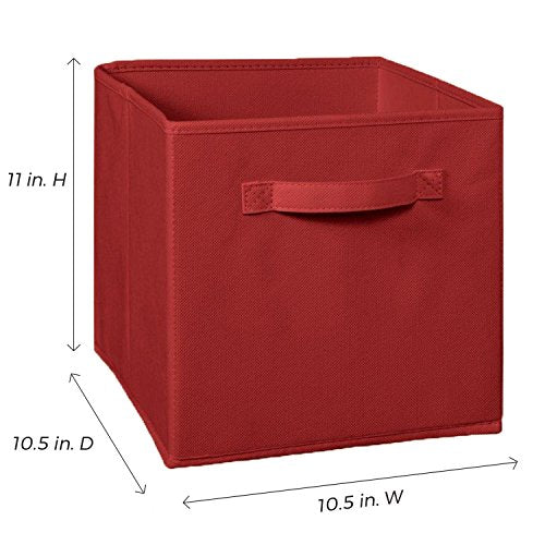 ClosetMaid 1838 Cubeicals Fabric Drawer, Garnet - color: Garnet, size: 1-Pack, style: 1-Pack