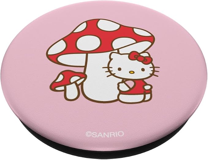 Hello Kitty Spring Mushroom PopSockets PopGrip: Swappable Grip for Phones &amp Tablets