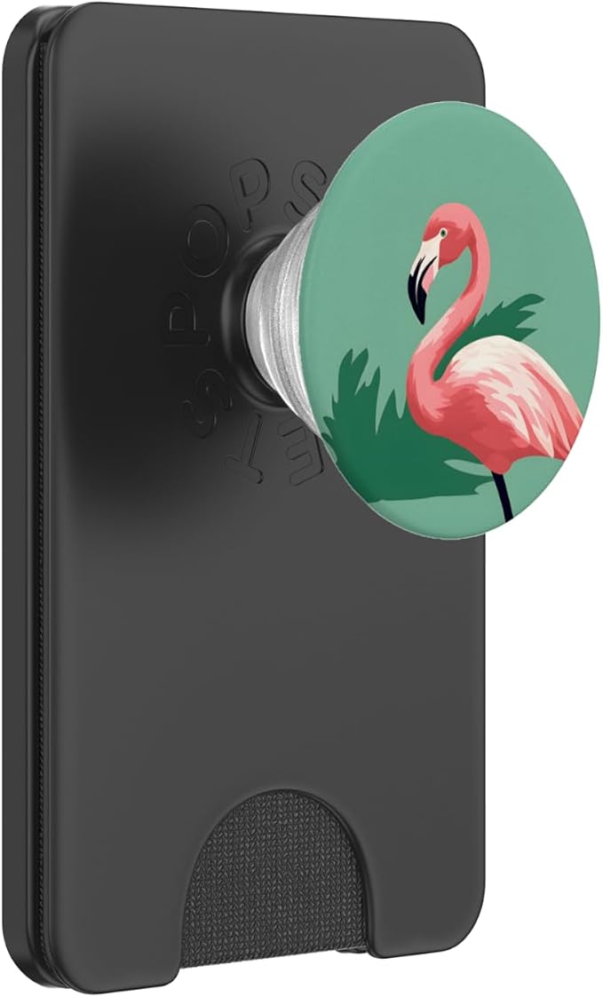 Cute Pink Flamingo Tropical Flamingos PopSockets PopGrip for MagSafe
