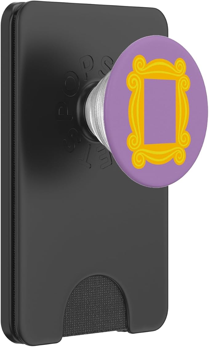 Yellow Peephole Frame Cute Funny Friends Gift PopSockets Adhesive PopGrip