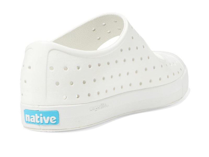 Native Shoes Unisex-Kids Jefferson Juniper Sneakers, Shell White/Shell White, 10 Toddler