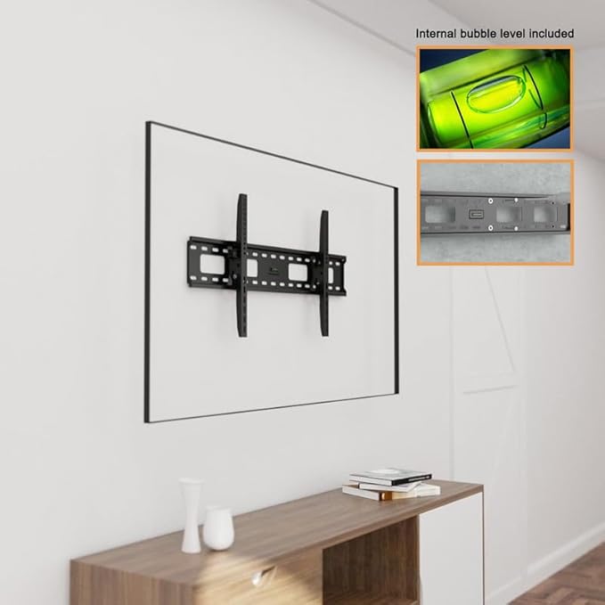Ultra Slim Flat TV Wall Mount Bracket for Sony X900H 85" Class HDR 4K UHD Smart LED TV (XBR85X900H) Super Low 1.4" Profile Design, Heavy Duty Steel, Flush to Wall, Simple to Install!