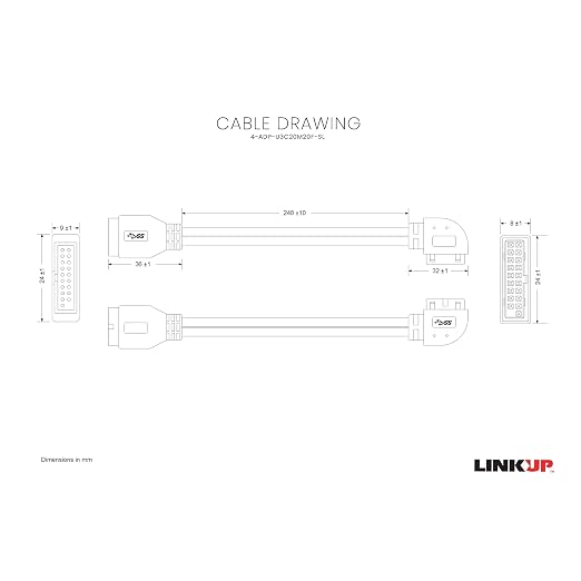 LINKUP USB 3.2 Gen2 Internal Adapter | 20-Pin Header to USB-A | 10Gbps male to female for PC front panel