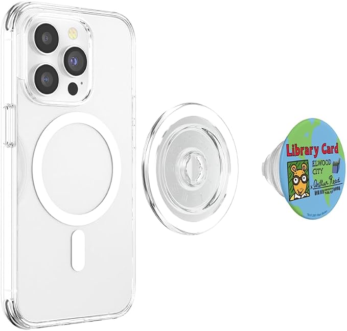 Arthur Globe Library Card PopSockets Adhesive PopGrip