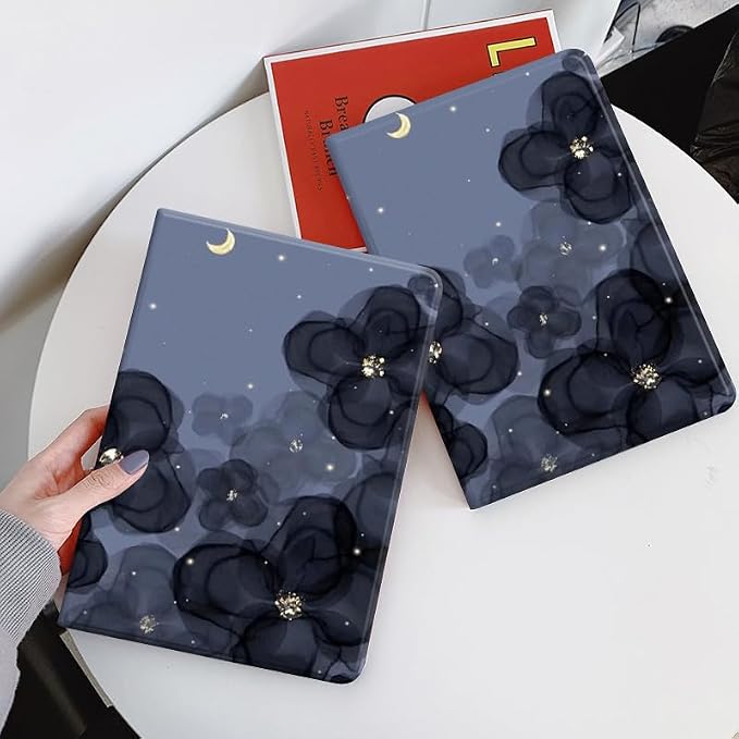 Flower Case for Xiaomi Redmi Pad 2 11 Case Flower Pattern Cute Floral Illustrated Printed Cover with Pencil HolderColor 5