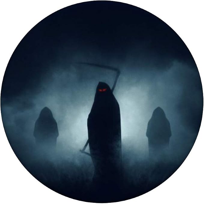 Horror Grim Reaper Halloween PopSockets PopGrip: Swappable Grip for Phones &amp Tablets