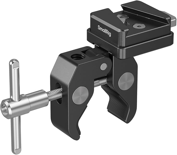 SMALLRIG V-Mount Crab-Shaped Clamp, 15-40mm Non-Slip Clamp, 1.5kg Load-Bearing Compatible with Multiple Brands of V-Mount Batteries - 5313
