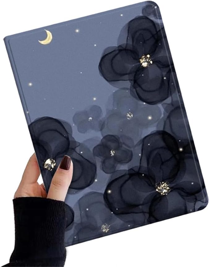 Flower Case for Xiaomi Redmi Pad 2 11 Case Flower Pattern Cute Floral Illustrated Printed Cover with Pencil HolderColor 5