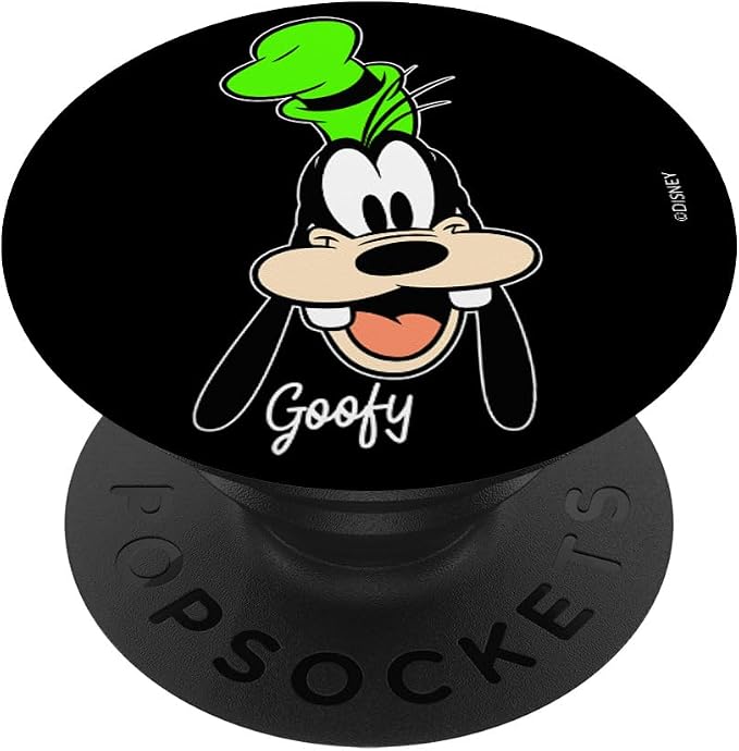 Disney Mickey and Friends Goofy Big Face Signature PopSockets Adhesive PopGrip